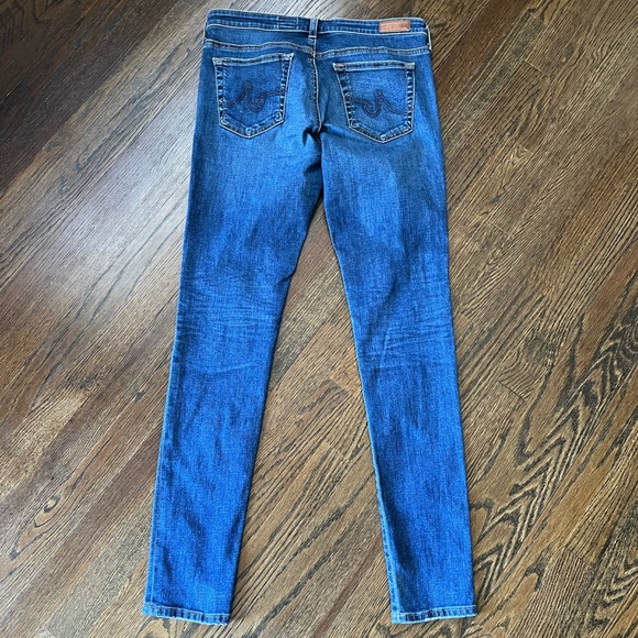 AG Adriano Goldschmied The Legging Super Skinny Blue Jeans - Picture 5 of 8